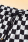 Checkered Shorts with Pockets