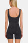 Ribbed Romper with Pad