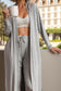 Long Sleeve Cardigan and Pants Lounge Set