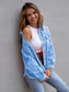 Distressed Drop Shoulder Denim Jacket