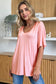 Bamboo V-Neck Drop Shoulder Tee