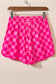 Checkered Shorts with Pockets