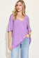 Bamboo V-Neck Drop Shoulder Tee