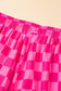 Checkered Shorts with Pockets