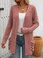 Long Sleeve Ribbed Cardigan