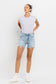 High Rise Denim Shorts